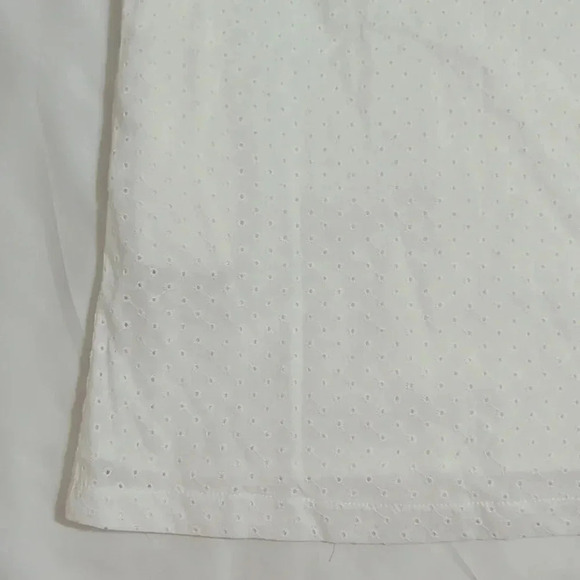 Lucky Brand Cold Shoulder Top, Color White Size M - Picture 5 of 11